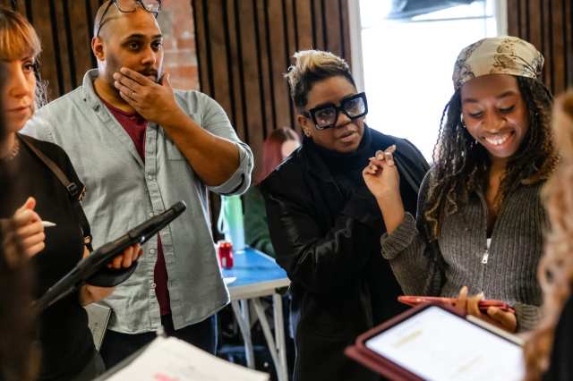 L R Racky Plews, Oliver Lidert, Nia T Hill, Paige Peddie in rehearsals for I'M EVERY WOMAN THE CHAKA KHAN MUSICAL, Credit Danny Kaan L R Racky Plews, Oliver Lidert, Nia T Hill, Paige Peddie in rehearsals for I'M EVERY WOMAN THE CHAKA KHAN MUSICAL, Credit Danny Kaan