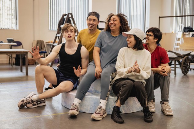 James Spence, Marc Pickering, Mia Jerome, Claire Maire Hall, Luke Latchman Thespians Rehearsal Photography by Mark Senior (8) James Spence, Marc Pickering, Mia Jerome, Claire Maire Hall, Luke Latchman Thespians Rehearsal Photography by Mark Senior (8)